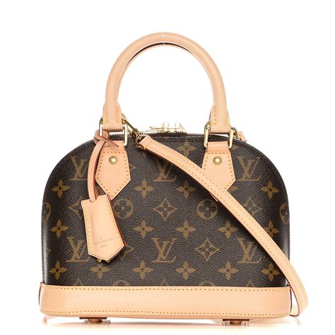 louis vuitton alma monogram bb brown stores|Louis Vuitton Alma bb lining.